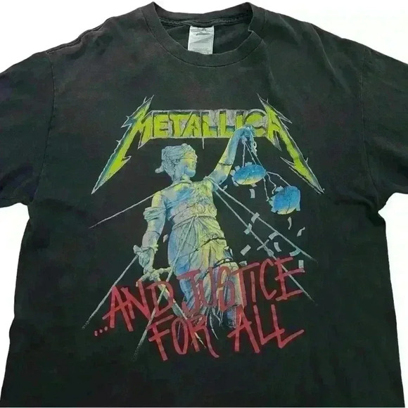 Metallica 1994 …And Justice For All Rare Vintage Grail T-shirt - Picture 5 of 9